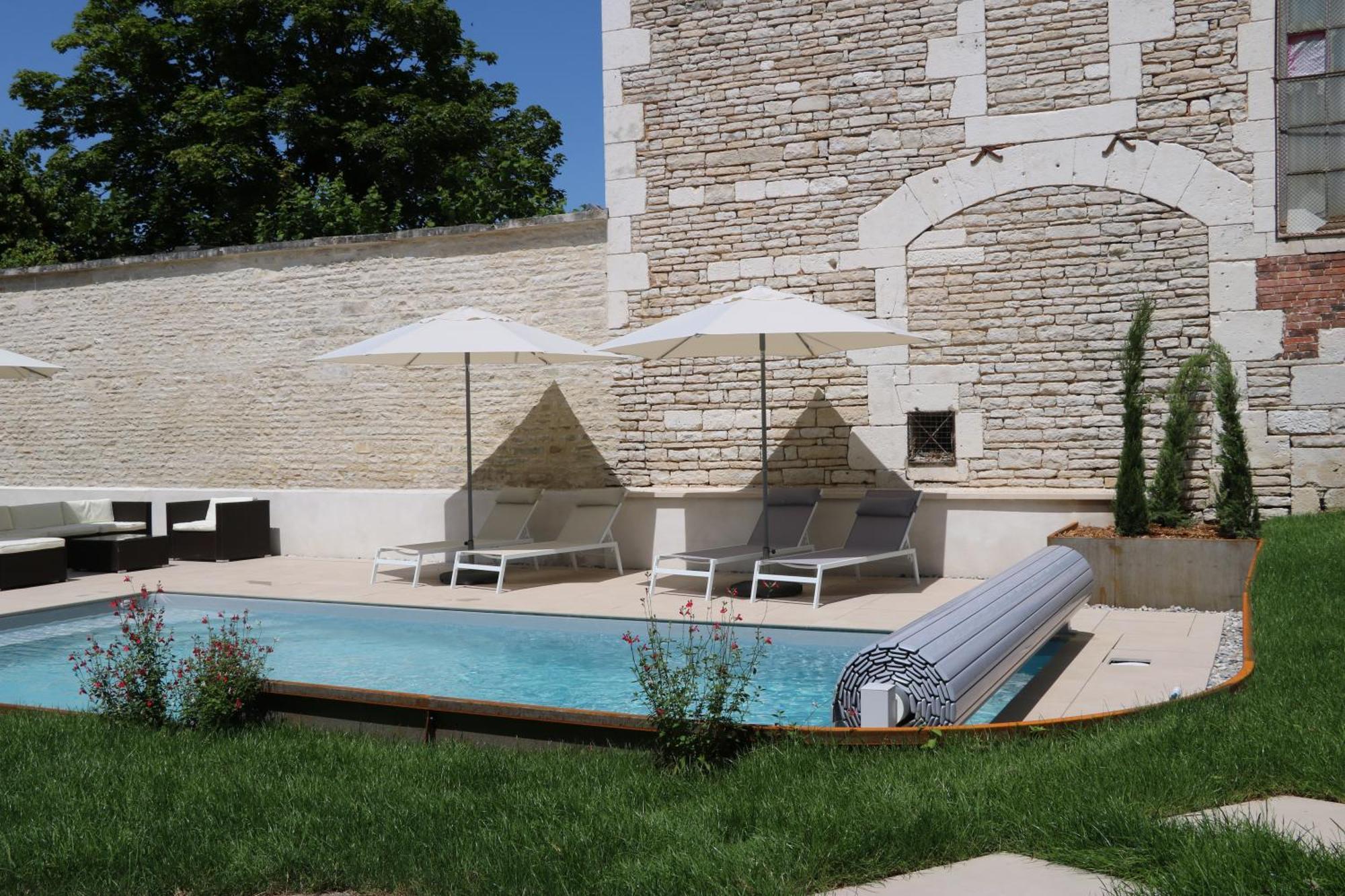 La Villa Lombardi En Champagne, Avec Piscine Privee Et Jacuzzi Les Riceys Zewnętrze zdjęcie